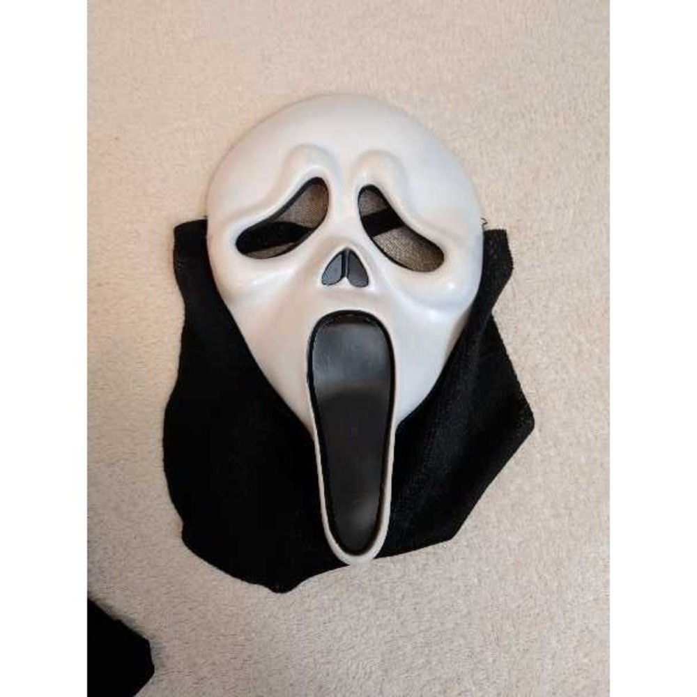 Spirit Halloween Ghost Face Robe Costume Mask Horror Scream Adult One Size - Picture 7 of 10